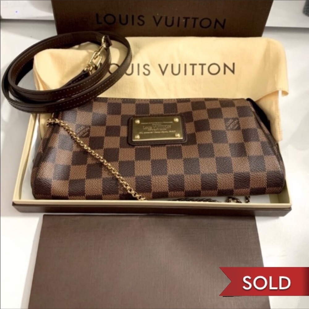Authentic Louis Vuitton Eva crossbody